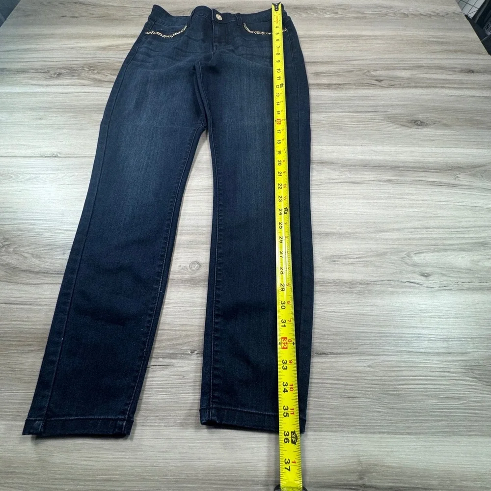 Guess Larissa Chain-Link Women‎ Dark Wash Skinny Jeans  Size 27